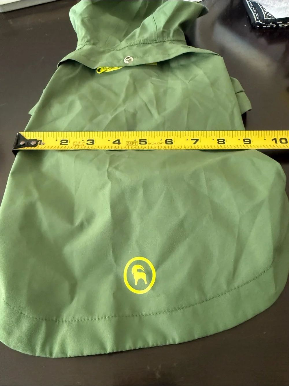 Backcountry x petco The Rain Jacket Rain Shell - Green & Yellow - Size small